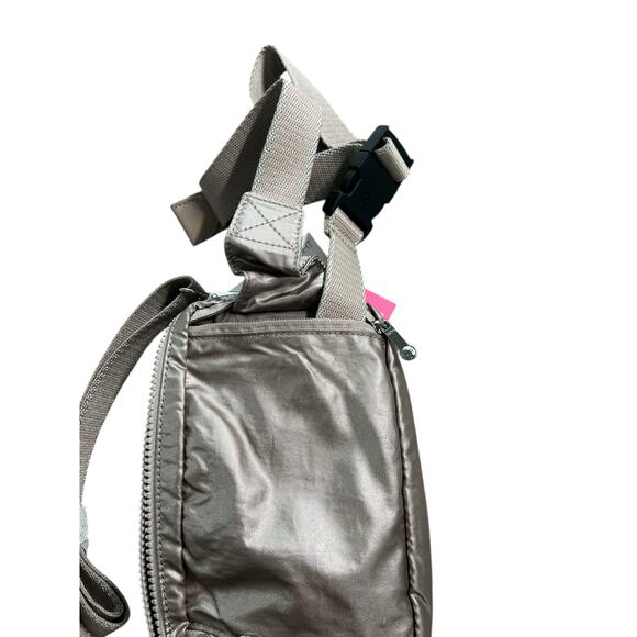 Kipling Abanu Convertible Crossbody Metallic Glow Bag New With Tag - Picture 9 of 11